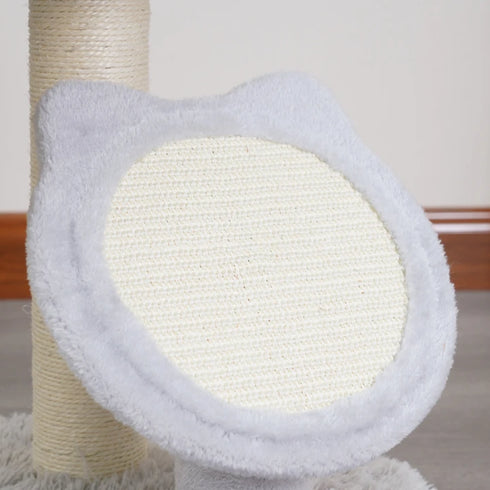 Petpals Rockview 2-Level Cat Tree - Ivory